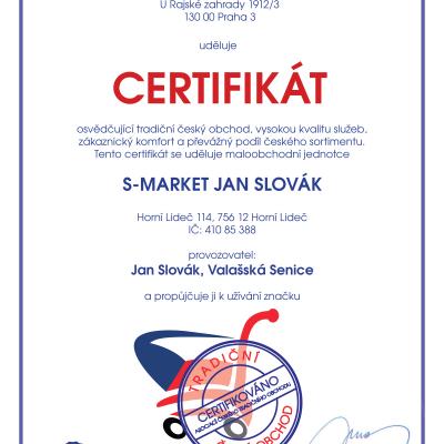 Acto Certifikat Prodejna 66